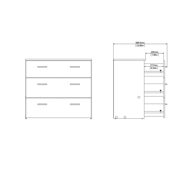Latitude Run® Cragsmoor 3 Drawer Chest & Reviews Wayfair